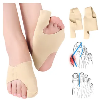 1 pár lábujj elválasztó Hallux Valgus bütyök korrektor Kalapács lábujjegyenesítő lábfájdalom-enyhítés Ortopédiai pedikűr eszközök Lábápolás