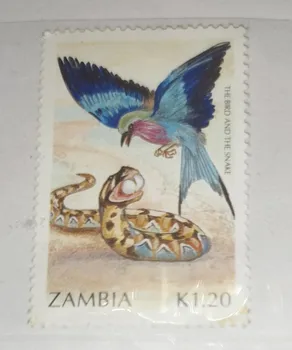 1Db/készlet Új Zambia Post bélyeg Afrika madár bélyegek MNH