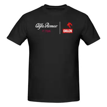Alfia Romeo férfi pólók Slim Fit Print 2023 Fitness felsők Crew nyak Kültéri utcai ruházat