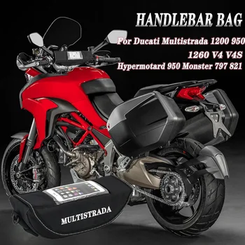Ducati Multistrada 1200 950 1260 V4 V4S Hypermotor 950 Monster 797 821 motorkerékpár tartozékok kormánytáska