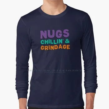 Nugs , Chillin' , & Grindage póló 100% tiszta pamut film Encino Man filmek 90-es évek filmjei 1990-es évek Nosztalgia 90-es évek Pauly Shore