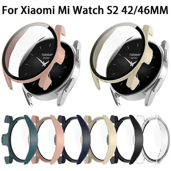 Smart Watch védőburkolat fedél PC edzett üveg képernyővédő fólia Xiaomi Mi Watch S2-höz