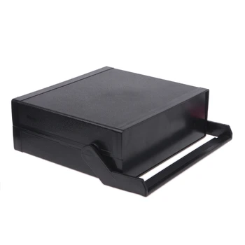 Vízálló műanyag elektronikus ház Project Box Case fekete 200x175x70mm