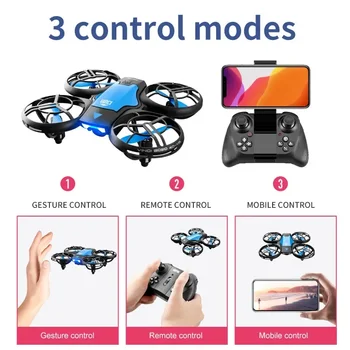 Új játék ajándék 6KM V8 WiFi FPV légnyomás magasság fenntartása Összecsukható quadcopter Mini Drone 10K HD kamera RC Dron